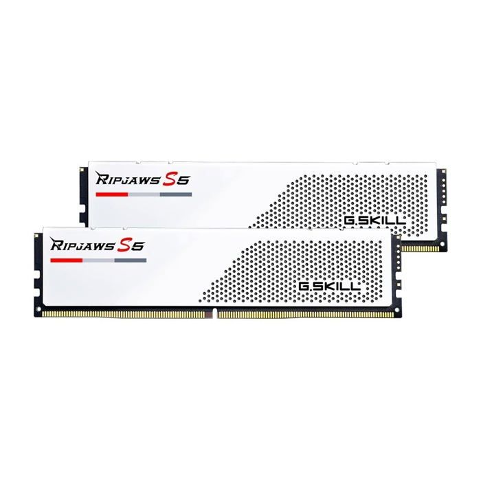 RAM – GSKILL – RipJaws S5 64 Go – DDR5 5600 MHz CL30 – Blanc
