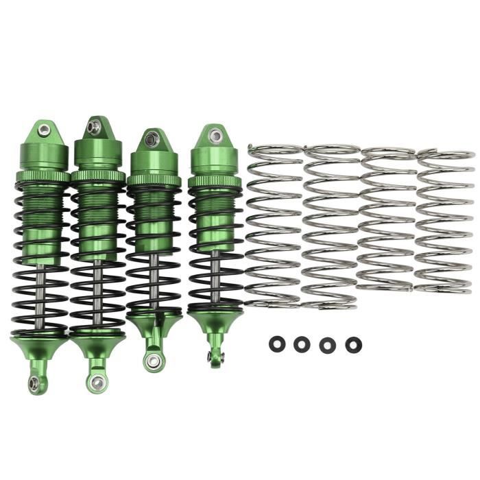 Amortisseurs Pour Voiture RC 1/10 Traxxas Slash - Lot De 4 (2 Avant, 2 Arrière) | Alliage Aluminium, Réglables
