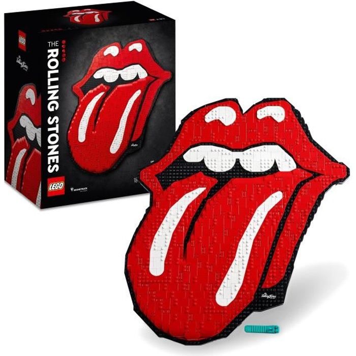 LEGO® 31206 Art The Rolling Stones Accessoire de Décoration Intérieure et Loisir Créatif pour Adultes Cadeau Musique Rocknroll LEGO® 31206 Art The Rolling Stones Accessoire de Décoration Intérieure et Loisir Créatif pour Adultes Cadeau Musique Rocknroll