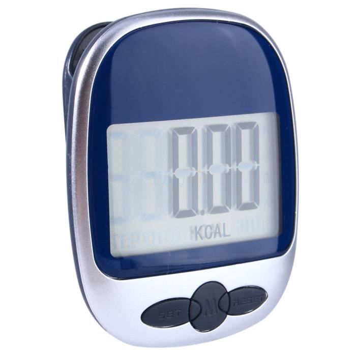 Compteur De Pas 3D Avec Clip Et Cordon - Podomètre Numérique