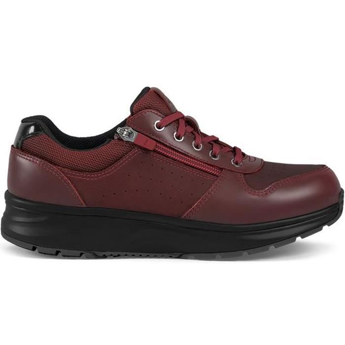 Baskets - JOYA - Dynamo Zip - Cuir - Rouge - Confortables pour Femme Baskets - JOYA - Dynamo Zip - Cuir - Rouge - Confortables pour Femme