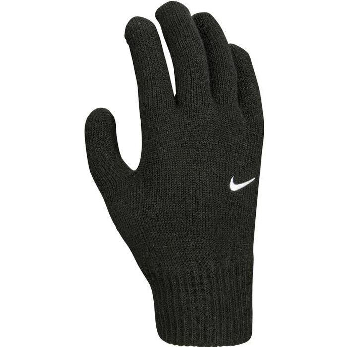 Gants de sports d'hiver Nike Swoosh 2.0 pour adulte - Noir/Blanc - Taille L/XL