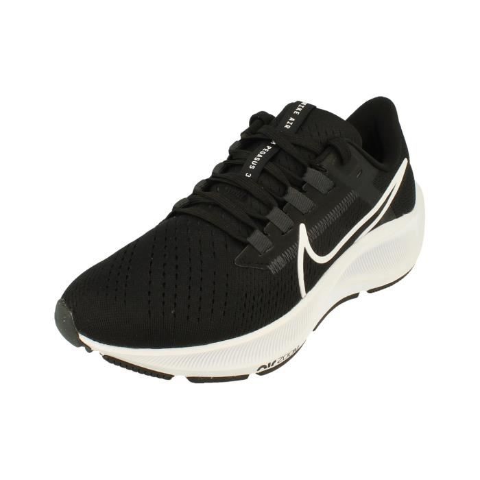 chaussures de running nike air zoom pegasus 38 pour garçon - noir - drop 10 mm