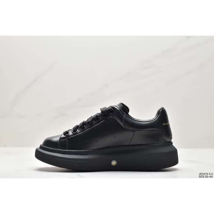 Alexander McQueen 441632WHGP01000 All Black Homme Femme Chaussures Entrainement de Sport Black Cdiscount Chaussures