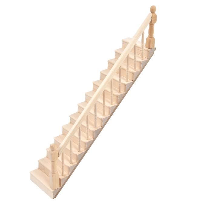 Lot De 8 Mini échelles En Bois – Échelles De Simulation Pour Maison De Poupée Et Décoration Miniature