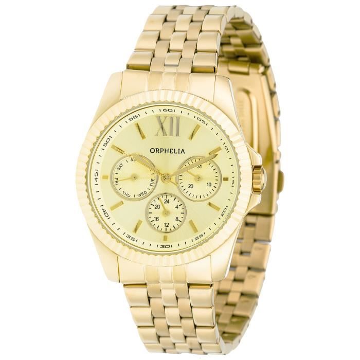 ORPHELIA-Montre New Tradition Multi Dial pour Mixte à movement Quartz en Acier inoxydable-153-4714-22