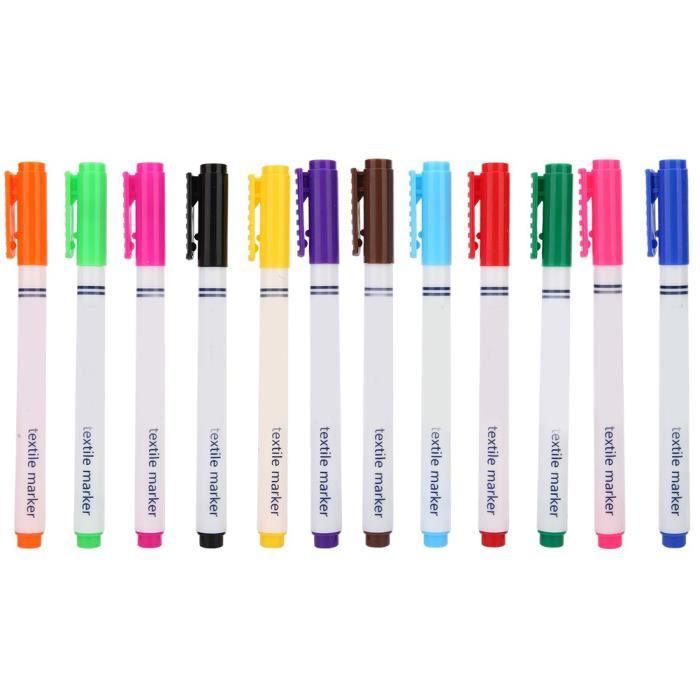 Pwshymi Stylo marqueur textile pour vêtements Stylo marqueur textile imperméable pour vêtements