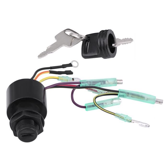 Clé Démarrage Voiture électrique Interrupteur à Clé 3 Fils Pour Voiture Enfant - 12V, Avec 2 Clés Girandola Per Bambini