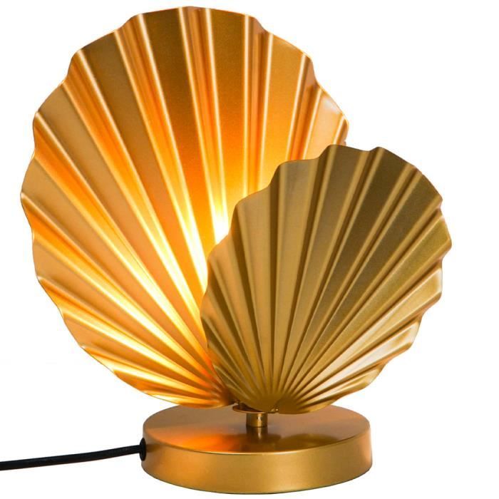 Lampe de chevet - SAMPA - Zephyr - Métal doré - Compatible LED - 40W - E27