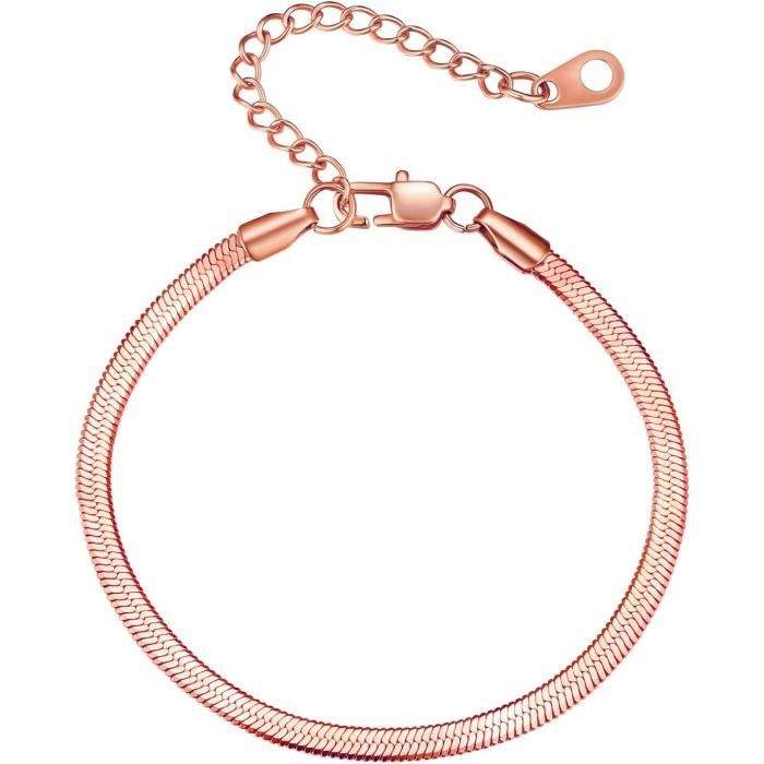 Bracelet Chaîne Large En Métal Doré Vintage - Longueur 21-22 Cm - Style Années 1980-1990 - Occasion