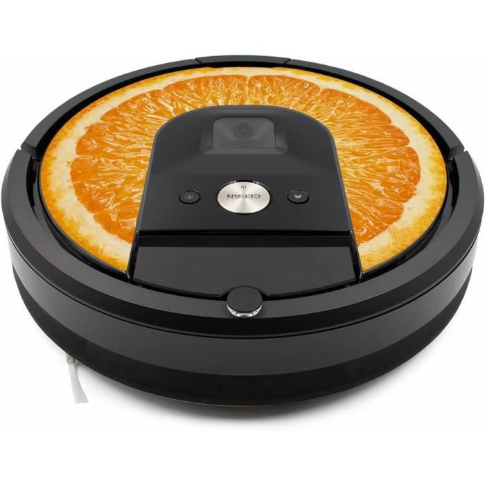 Film De Protection Autocollant Pour Robot Aspirateur Roborock S7 - Diamètre 24,5 Cm, Anti-Rayures, Lavable (Rapid Air Sans Bulles)