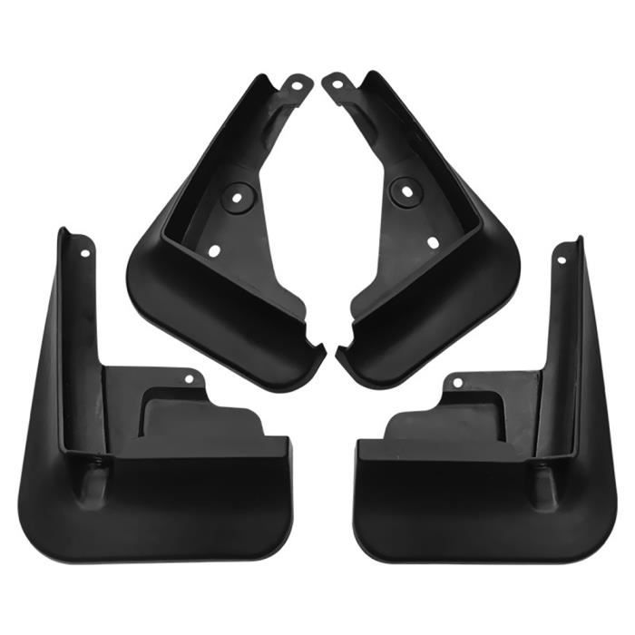 Set De 4 Bavettes Pare-boue Pour Toyota Avensis (ZRT27, ADT27) 2008-2025 - Noir - Fixation Boulonnée