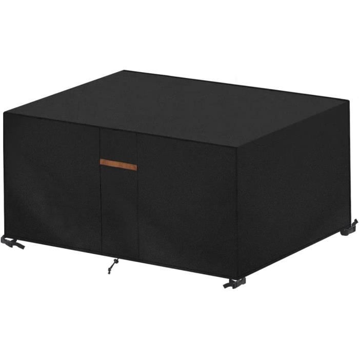 BBMMCLL Housse Salon De Jardin,Housse De Table Extérieur Bâche De Protection Étanche Tissu 420D Oxford Imperméable Anti-Vent,UV/Poussière Salon Couverture De Protection-Green_120x110x85cm