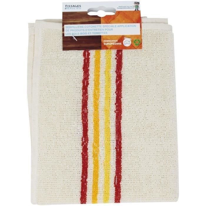 TISSAGES DE BEAULIEU - Cotonette entretien du sol 50X45 cm sur carte