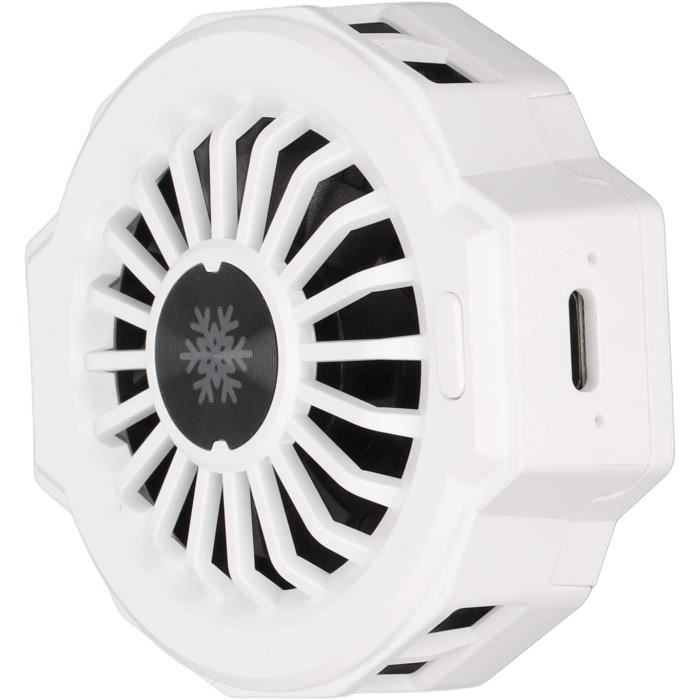 Refroidisseur Téléphone Double Turbine LED - Ventilateur Semi-Conducteur, Compatible 66-90 Mm, Charge En Jeu