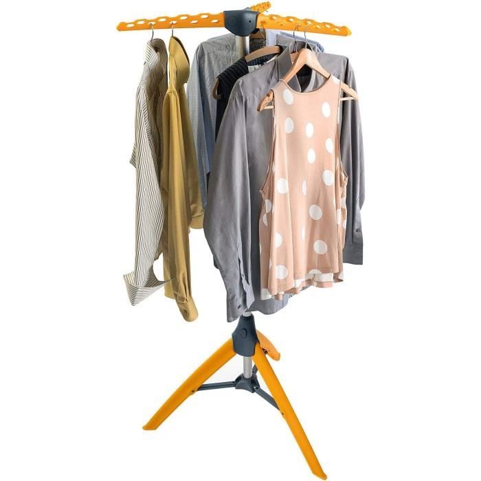 Séchoir à Chaussettes Pliable Avec 32 Pinces - Gain De Place Pour Appartement Ou Salle De Bain