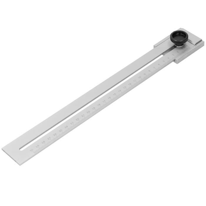 Règle en Aluminium et Bambou 15cm Midori - Noir | Papeterie Makkura