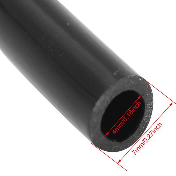 sourcing map Tuyau en plastique rigide en polycarbonate transparent - 47 mm x 50 mm x 245 mm