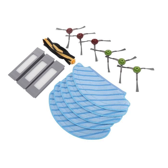 Kit Accessoires Pour Aspirateur Shark PowerDetect - 13 Pièces (brosse, Filtres HEPA, Mousse) Compatible IP3251EUT, IP3251C, IP3252