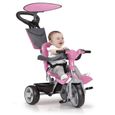 Tricycle pour bébé - FEBER - Baby Plus Music Rose - Avec clavier musical - 3 roues-1