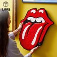 LEGO® 31206 Art The Rolling Stones, Accessoire de Décoration Intérieure et Loisir Créatif pour Adultes, Cadeau Musique Rock'n'roll-1