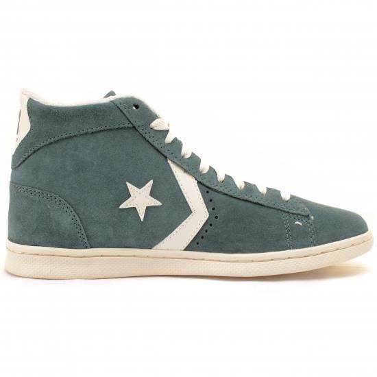 Converse top bleu cuir