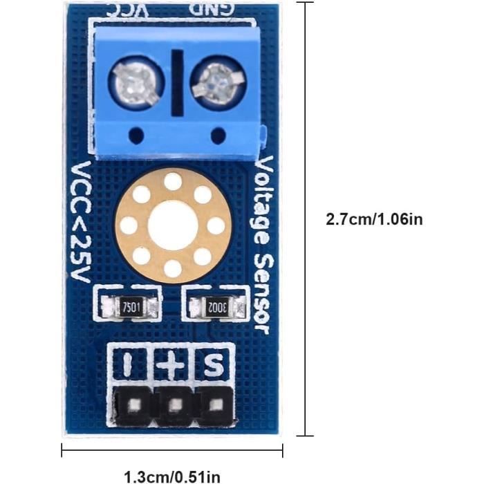 4Pcs 25V Capteurs De Détection Du Voltage Module De Transducteur 3 ...
