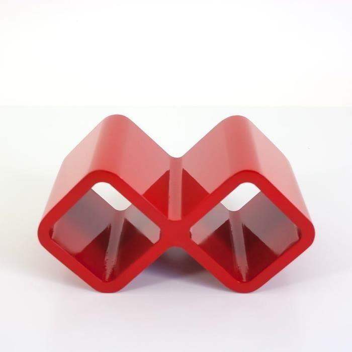 Cube Design Rétro Mur Étagère Cd Rack Étagère Murale Multi Rouge[u4232 ...