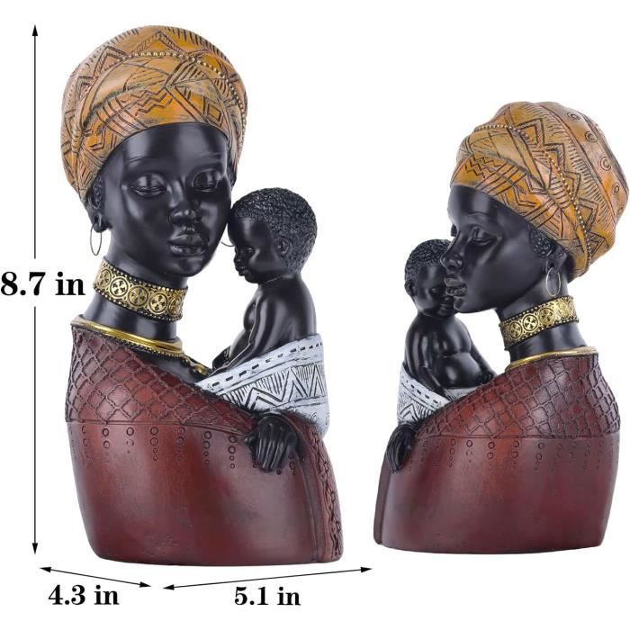 Statues Et Sculptures Africaines - Statue De Buste D'Art Africain