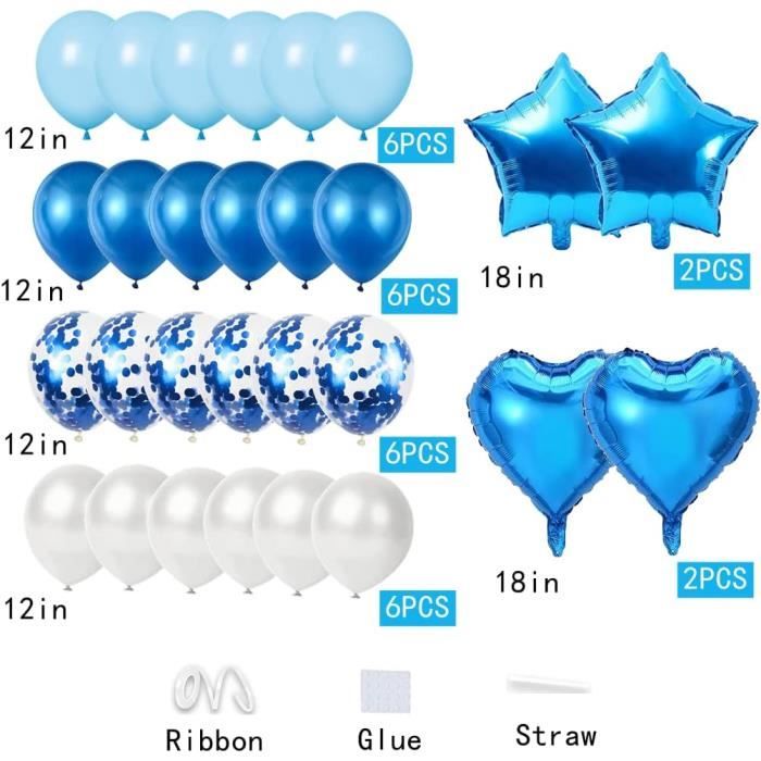 Kit Déco Anniversaire 25 Ans Femme – Or Rose – Ballons Chiffres, Lettres, Cœurs Et étoiles – Fournitures Fête Complètes