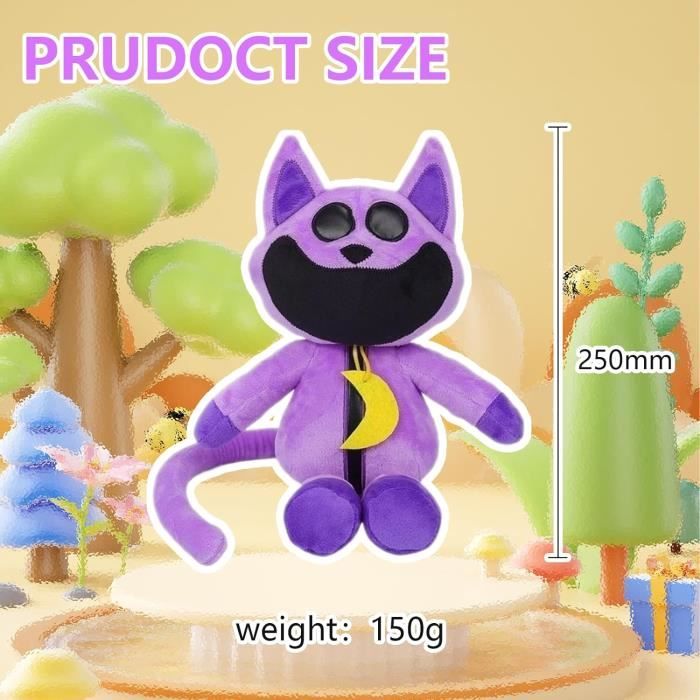 Peluche Smiling Critters CatNap 23cm - Jouet En Peluche Douce Pour Enfants Et Fans - Cadeau Mignon