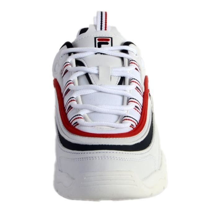 Fila ray low blanche store