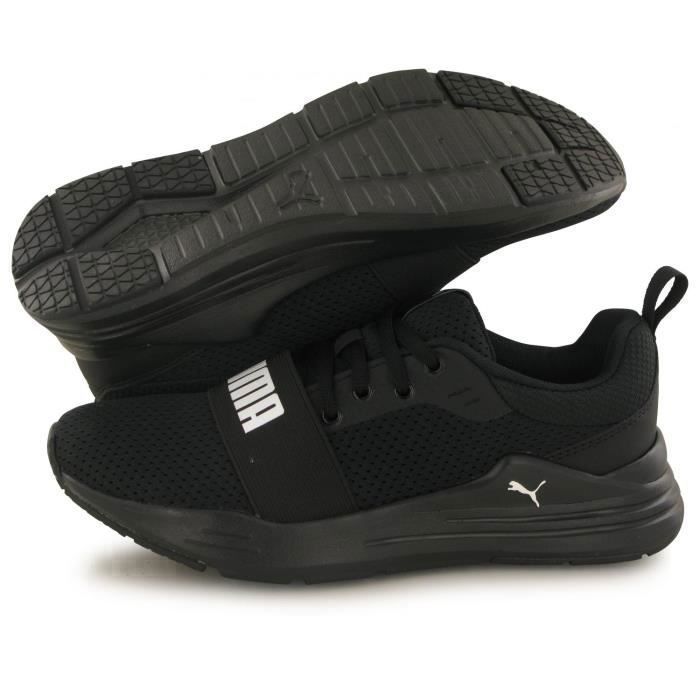 Baskets Ado Gar on Puma Wired Run Noir Noir Cdiscount