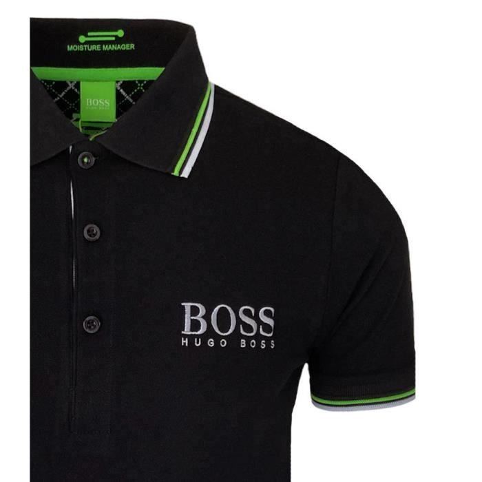 Polo Hugo Boss homme Polo HB 002 noir Noir Cdiscount Pret a Porter