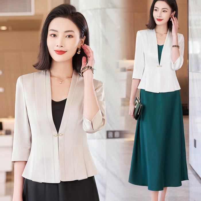 Ensemble habillé sale veste et jupe