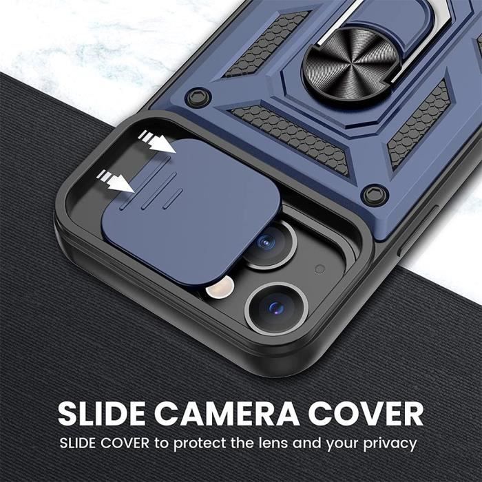 Coque rigide anti choc pour Apple iPhone 13 Pro Max + verre trempe - NOIR -  Cdiscount Téléphonie