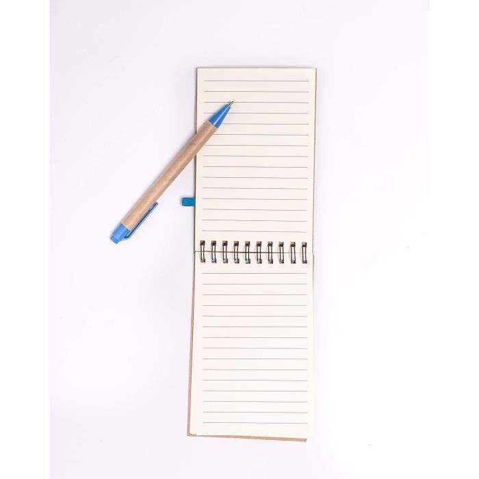PROJECTS Carnet de notes ligné 'Basic' avec stylo et élastique bleu - Cahier  de note avec reliure à spirale 70 pages 80g-m²[S373] - Cdiscount Beaux-Arts  et Loisirs créatifs
