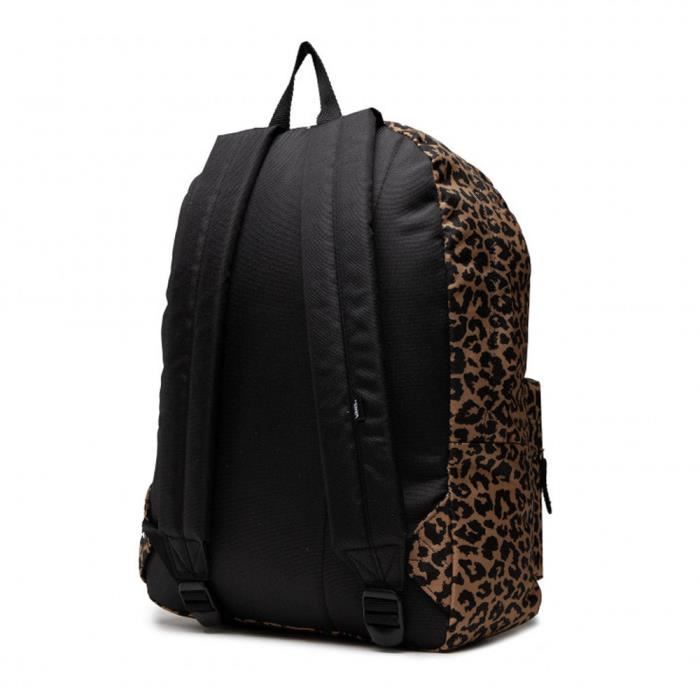 Sac dos L opard Noir Marron Femme Vans Realm Cdiscount