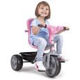 Tricycle pour bébé - FEBER - Baby Plus Music Rose - Avec clavier musical - 3 roues-2