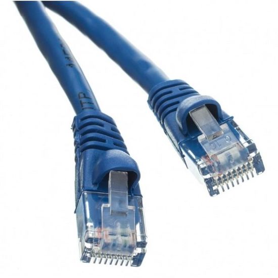 Bleu Basics Câble Ethernet Cat 6 91 cm Protégé Contre les Plis 5 Pièces 