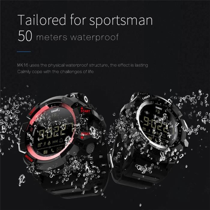 Montre Connectée Homme Avec Alexa Et Podometre, 44Mm Smartwatch Motre Avec  100 Sports, Étanche Ip68 Pour Natation, Repondre [H4215] - Cdiscount  Téléphonie