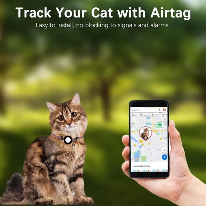 AJW-Collier pour chat NEMO pour AirTag - Sûr, léger, confortable - Avec  fermeture de sécurité - Compatible avec Apple AirTag -[705] - Cdiscount