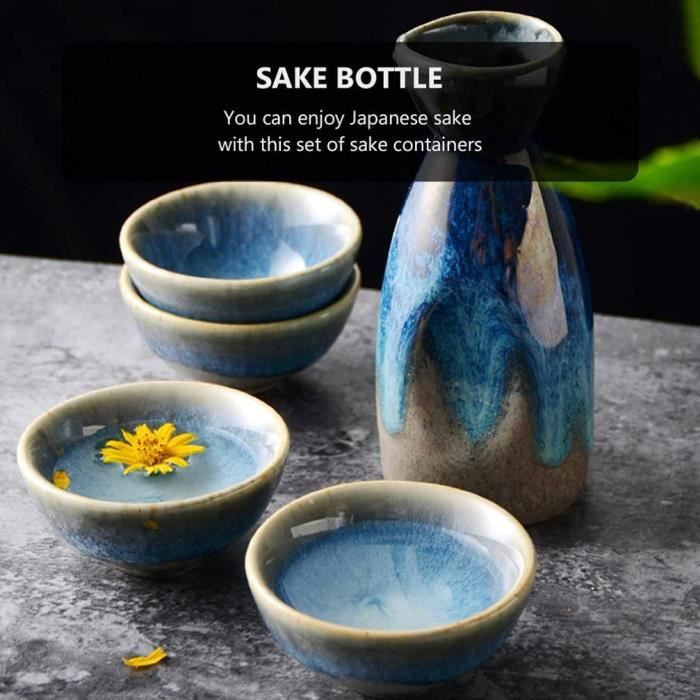 Cabilock Service À Saké Japonais Carafe 4 Tasses Céramique Tasse Maison