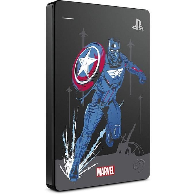 SEAGATE - Disque Dur Externe Gaming PS4 - Marvel Captain America - 2To -  USB 3.0 (STGD2000206) - Cdiscount Informatique