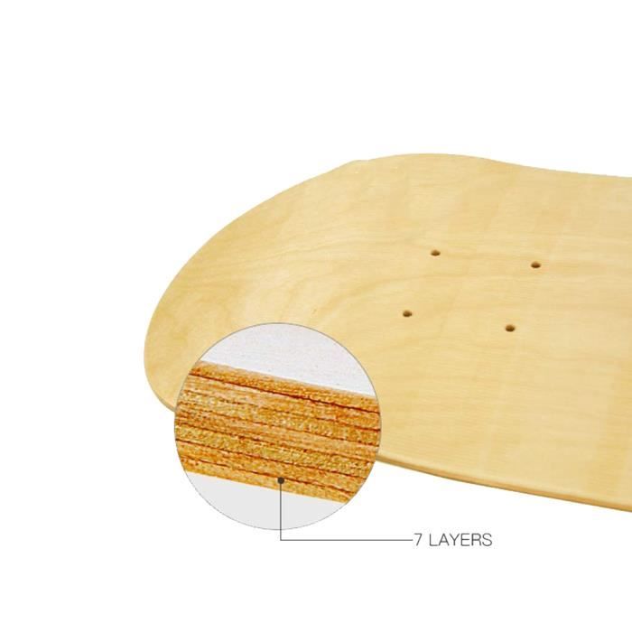 Planche Skateboard Vierge En Bois - DIY Déco Ou Skate Personnalisable