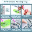 5D diamond painting,Peinture Diamant Strass Complet,Kit Diamant Painting pour Adultes et Enfants Artisanat Décor Murale,30 x 40 cm-3