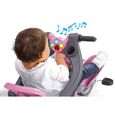 Tricycle pour bébé - FEBER - Baby Plus Music Rose - Avec clavier musical - 3 roues-3