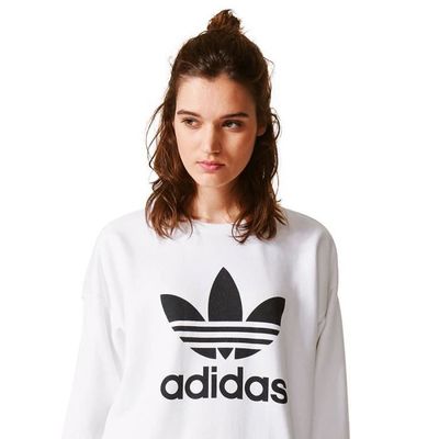 Sweat adidas femme shop blanc