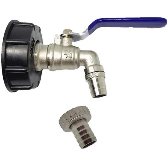 Adaptateur / Robinet pour joindre robinet et tuyau, fabriqué 21044