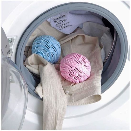 1 lot de 16 boules de lessive pour machine à laver, ramasse-peluches, de  lavage (vert) LAVE-LINGE - Cdiscount Electroménager
